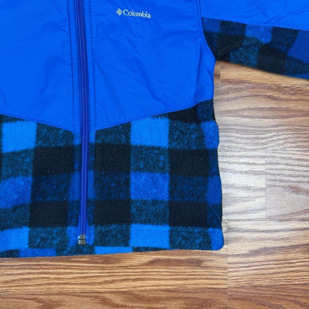 Columbia Sportswear Steens Mt Overlay Hooded Fleece Toddler Jacket Sz 18-24M - Picture 4 of 8